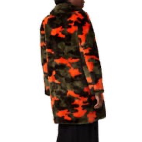 Apparis Jahaira camo luxe faux fur coat - Picture 3 of 6